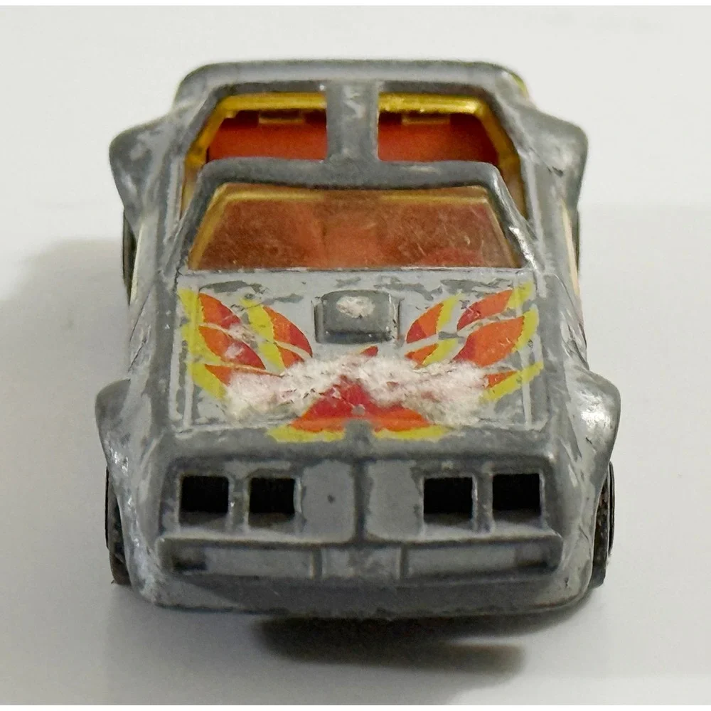 Matchbox Pontiac Firebird Trans Am Kids 1:64 Silver 1979 Superfast T-Top Car